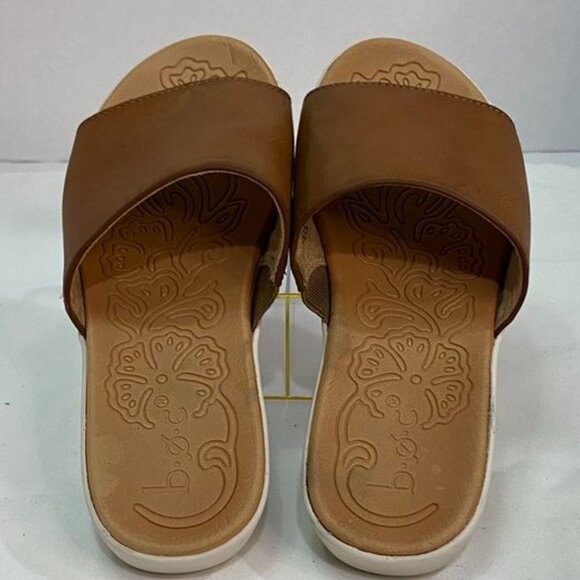 b.ø.c. by Born Tan Brown Slide Sandals Comfort Footbed Women’s 7M - Picture 9 of 10
